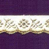 Himzett  szalag/lurex - #53 GOLD